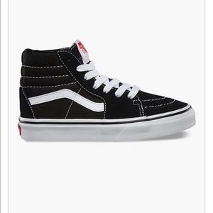 Vans women’s size 7.0 high top black and white